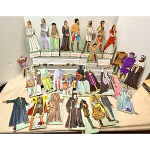 Christopher Columbus Paper Dolls Paperback Tom Tierney 1991 on boards